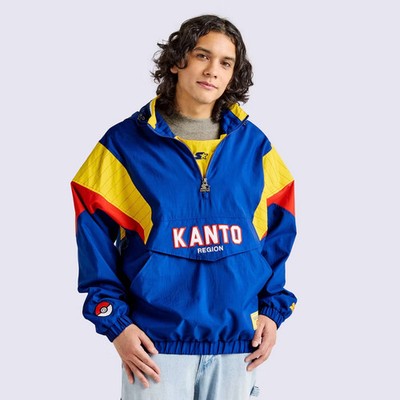 Pokemon x Target Starter Pullover Jacket Kanto Windbreaker Size MEDIUM IN HAND