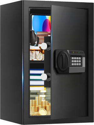 #ad 3.4 Cub Large Safes for Home Use Fire and Water Proof Anti Theft Digital Securi $178.36