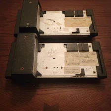 Lot of 2 Vintage Bartizan Corp Manual Slide  Credit Card Imprint Machine