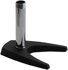 Audio2000'S AST4211 Desktop Microphone Stand with Cast-Iron U-Shaped Base 