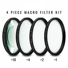 Close Up Macro Lens Filter +1 +2 +4 +10 for Canon Nikon Sony Pentax Camera