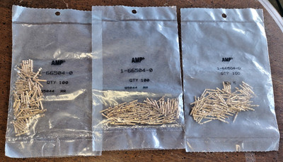 300Pcs New AMP 1-66504-0 HDP-20 Series Connector Gold Plated D-SUB Female Pin