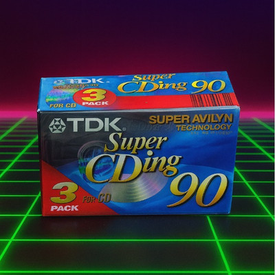 TDK Super CDing 90   3er Pack Neu & OVP Audiokassetten Super Avilyn Kassetten