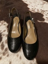 J. Renee Malree Women's Pump 6.5M US - Black/Lizard Print