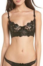 Ann Summers Celia Longline Underwire Bra US Sz 34F Black