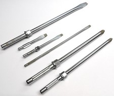 New 6 Pc Snap On Screwdriver Flat Head Phillips Shaft Replacement Set Nos New 6 Pc Snap On Screwdriver Flat Head Phillips Shaft Replacement Set Nos