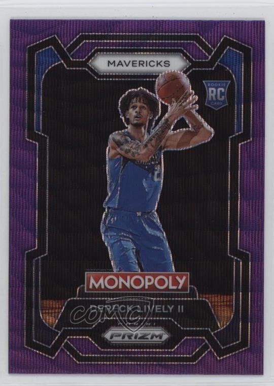2023-24 Panini Prizm Monopoly Purple Wave Prizm Dereck Lively II #24 0jm6