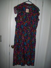 Women's Size 22-24 Long Dress NEW by Bloomchic Multi-Color