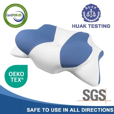 Ergonomic Memory Foam Pillow For Neck Shoulder Pain Relief Sleeping Side Sleeper