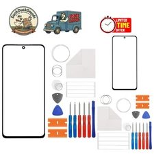 Black Front Glass Panel for Redmi Note 11 Pro 5G - Includes Installation Tools