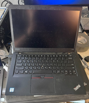 Lenovo ThinkPad T470s Intel Core i7 7th Gen Laptop for Parts/Repair #4801