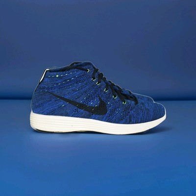 NIKE LUNAR FLYKNIT CHUKKA DARK OBSIDIAN MENS CASUAL SHOES - MENS SIZE  8