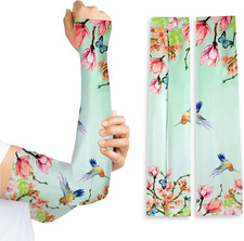 Gardening Sleeves for Women, Sun Protection Thorn Proof Cooling Arm Sleeves to C