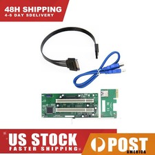 PCIE PCI Slot Expansion Riser Card Express PCI-e to Dual PCI Adapter Card