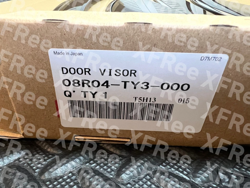 Visera de puerta genuina Honda Acura LEGEND KC2 RLX 08R04-TY3-000 OEM Foto 3 de 4