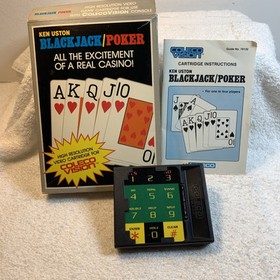 Ken Uston Poker & Blackjack Colecovision Coleco 1982 CIB Tested Works Moreinstor