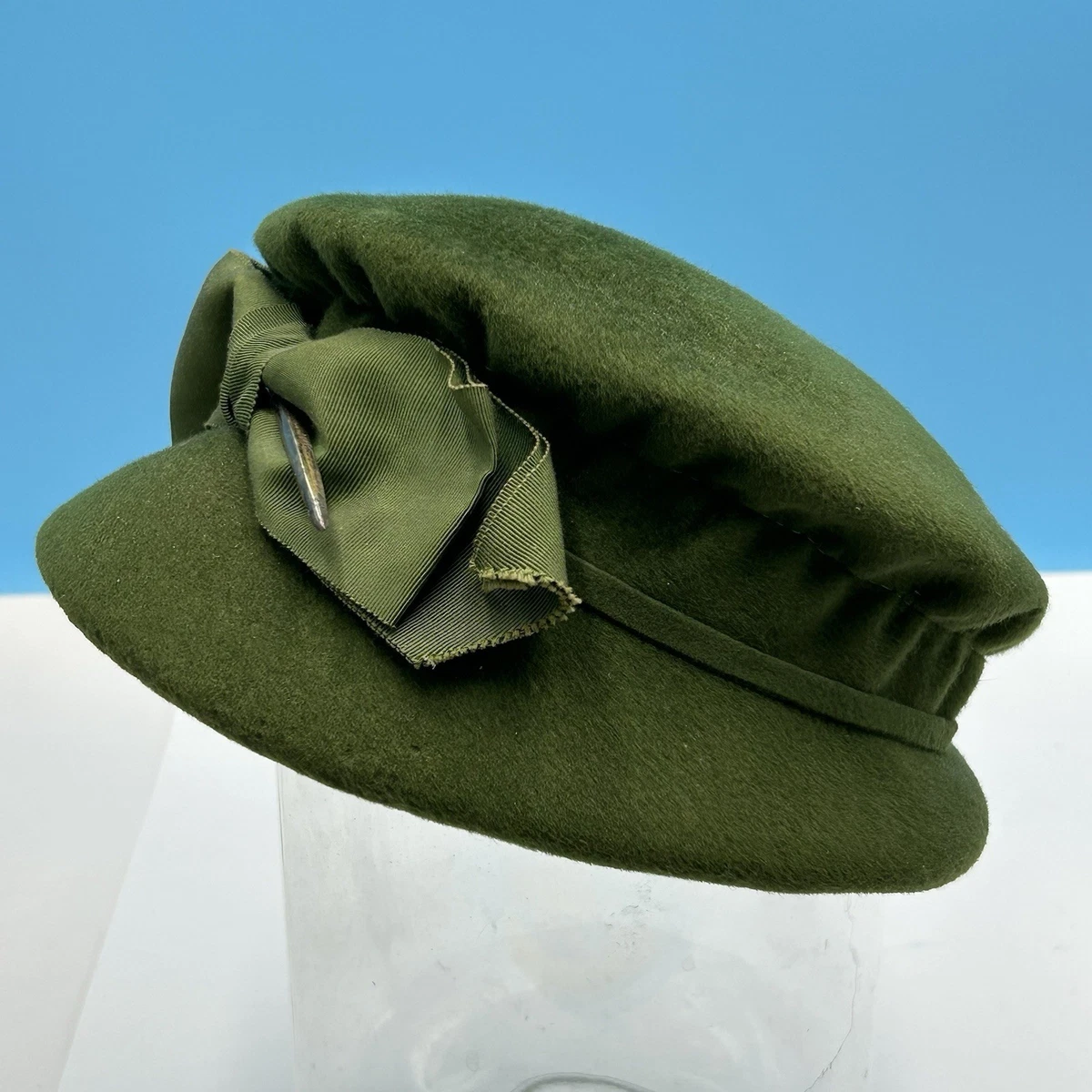 Green 100% Wool Vintage Hats for Women for sale | eBay