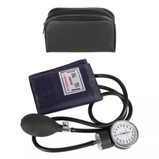 Manuelles Blutdruckmessgerät mit Stethoskop – Verstellbare Manschette 22-42 cm