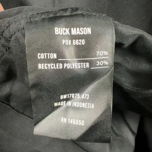 Buck Mason Black Storm Stopper Mackintosh Trench Mens Sz XS NWI Msrp378 [GB1] image 4