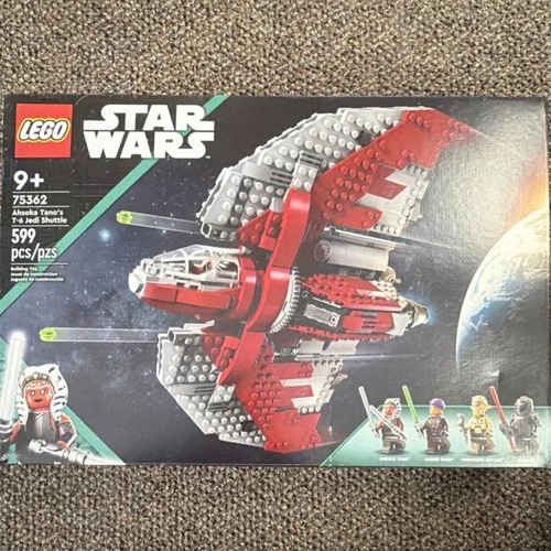 LEGO Star Wars Ahsoka Tano's T-6 Jedi Shuttle 75362, 599 Pieces, Minifigures