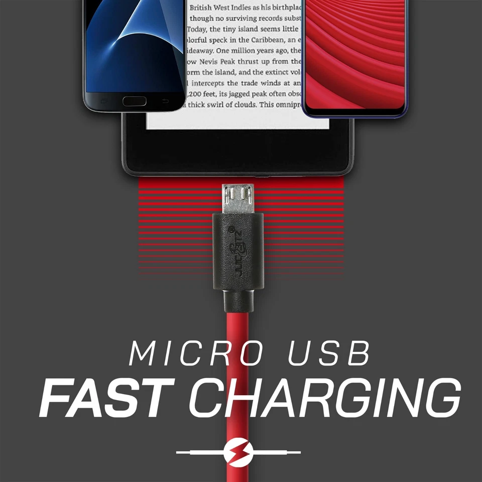 For Samsung Galaxy Tab A SM-T580 A6 2016 10.1" Fast Charger Charging USB Cable - Image 3 of 4