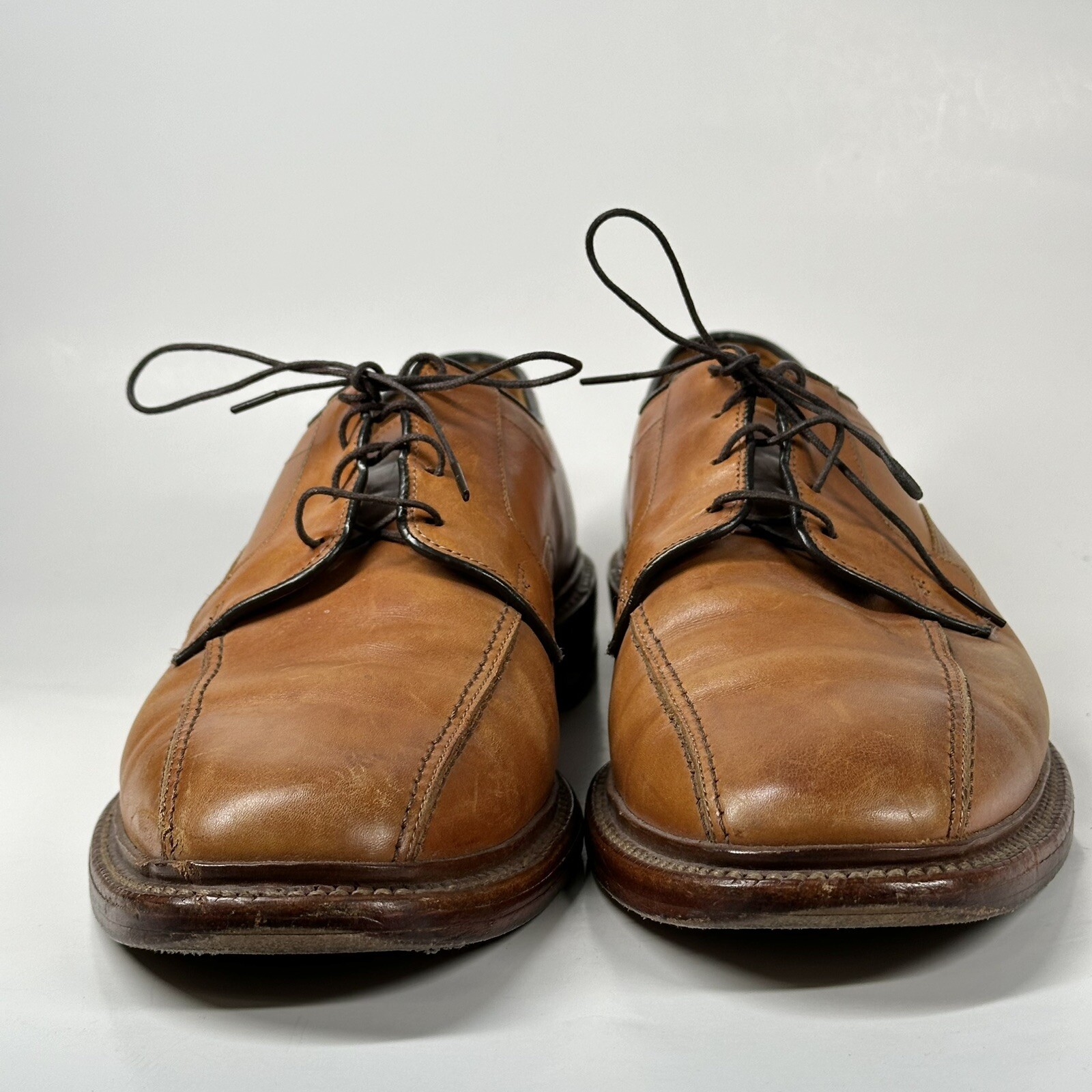 ALLEN EDMONDS Shoes Mens Size 11 D HILLCREST 5954 TAN Brown LEATHER ...
