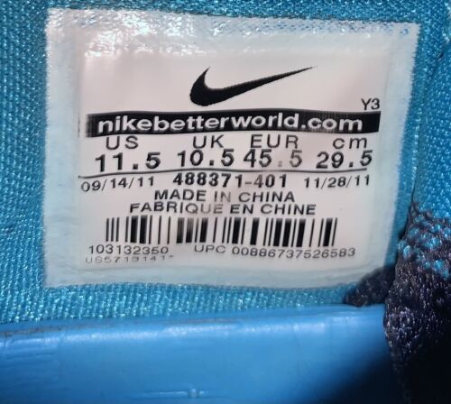 NIKE ZOOM KOBE VII 7 SHARK ALL STAR 3D 11.5 488371-401 GRINCH PRELUDE Protro 6 - Picture 7 of 7