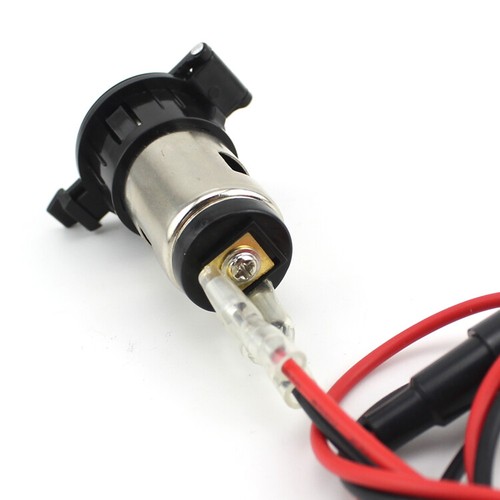 12 V Zigarettenanzünder Buchse Netzstecker Steckdose mit 23 Zoll Leitung für Auto Motorrad - Bild 8 von 12