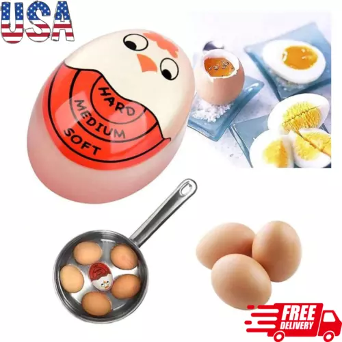 Boiled Egg Timer Colour-Changing Indicator Egg Hard Soft Boil Tell kitchen Tool