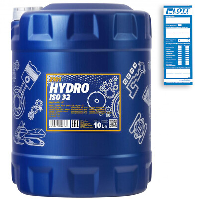 10L Mannol Hydro ISO 32 Hydrauliköl Öl HLP 32 DIN 51524/2 VDMA 2431 Hebebühne