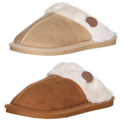MATY FASHION Hausschuhe Damen warm Winter Pantoffeln Slipper Schlappen gefüttert Plüsch