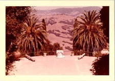 View of the mountains from Hearst Castle Found Photo V1690