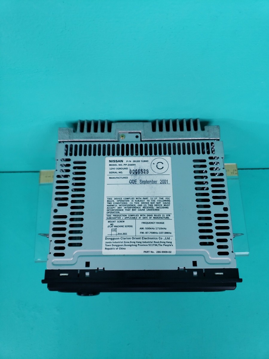 2001-2004 Nissan Xterra Frontier Radio CD Player Stereo 2001-2004 Nissan Xterra Frontier Radio CD Player Stereo