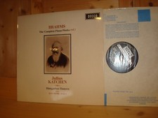 SXL 6217 Brahms Complete Piano Works Vol.5 JULIUS KATCHEN ORIG DECCA UK LP MINT