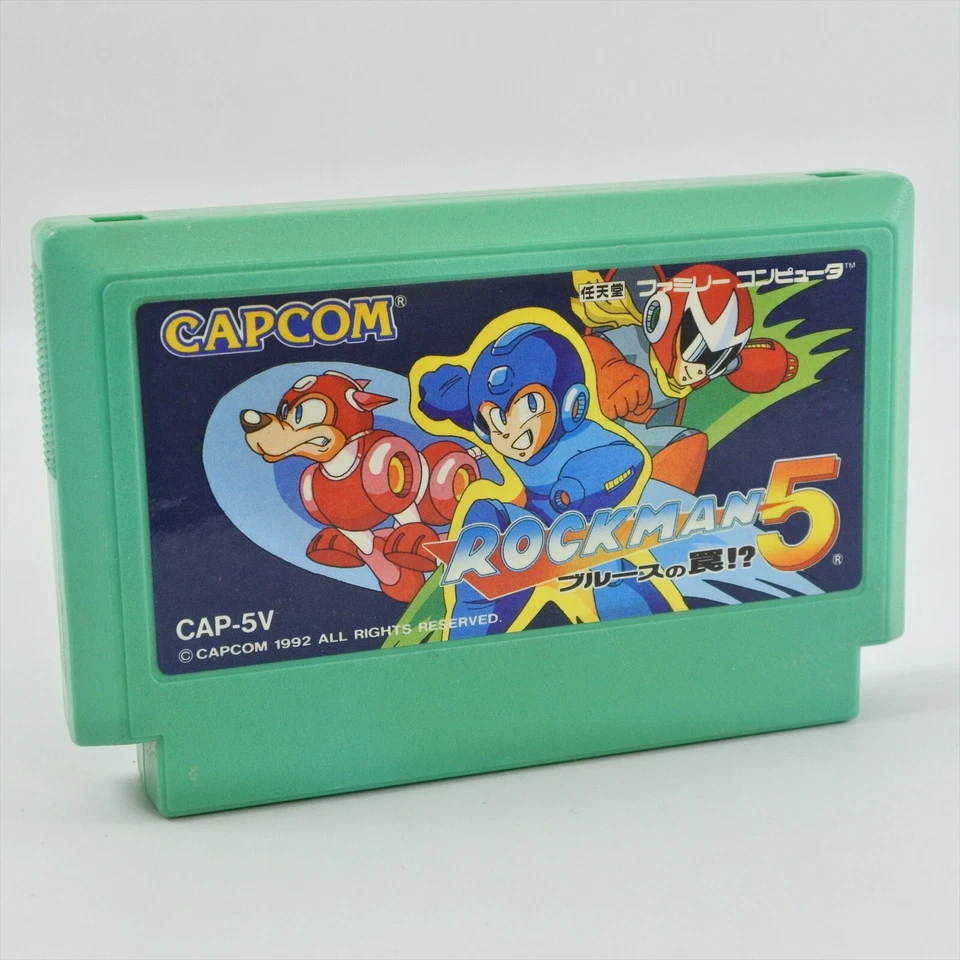 Famicom ROCKMAN V 5 Megaman Cartridge Only Nintendo fc * - Image 2 of 2