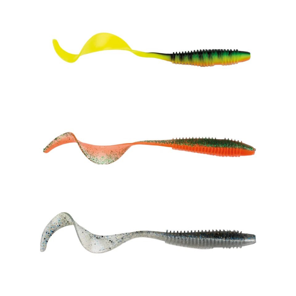 Behr Rib-Tail 13cm Twister Gummiköder Angelköder für Zander Hecht Raubfisch - Bild 1 von 1
