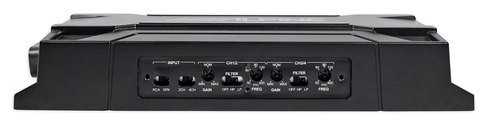 ALPINE KTA-30FW 600 Watt 4-Channel Amplifier AmpPolk Audio 654x6 Speakers