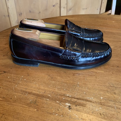 Cole Haan Burgundy Penny Loafers Mens 8.5 D - Picture 4 of 9
