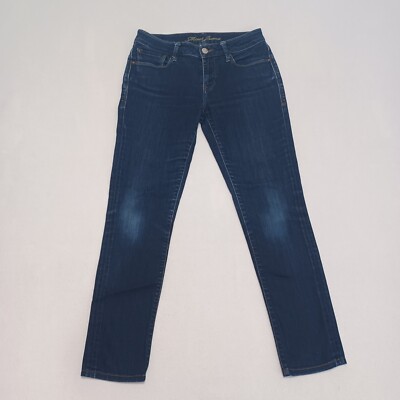 Mavi Alexa Mid Rise Skinny Stretch Womens Jeans Dark Wash Size 27/32