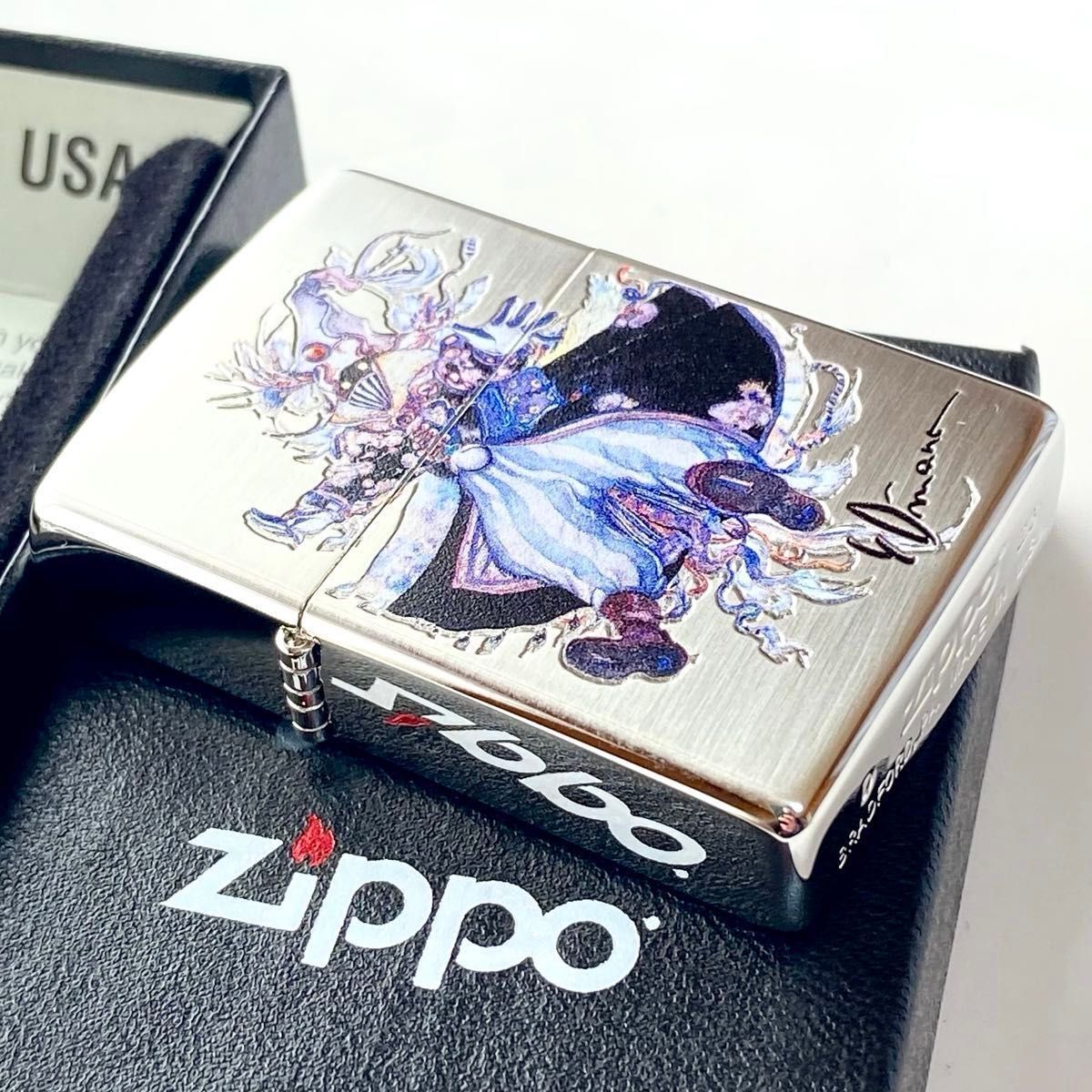 Zippo Yoshitaka Amano Wizard Oil Lighter Double-sided Processing