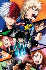 My Hero Academia - Manga / Anime TV Show Poster / Print (Character Montage)