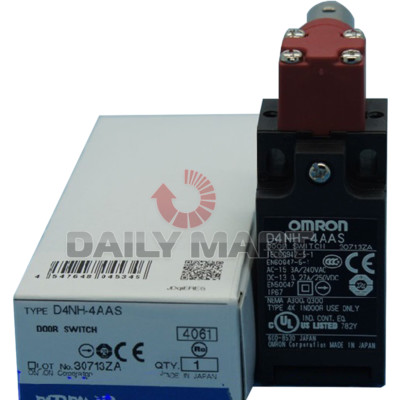Interruttore Di Sicurezza Omron D4NH-4DAS, Nuovo Originale