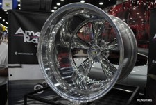 1 20x12 American Racing Torq Thrust 2 Polished Custom Bilt Only