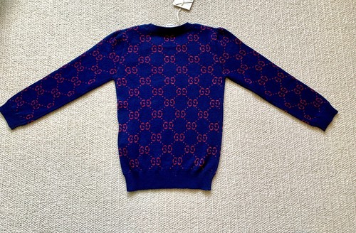 Gucci Kids Girls Blue Sweater New with tags - Picture 3 of 5
