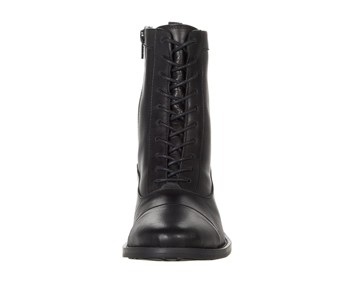 David Tate Z25116* Womens Black Leather Explorer Lace-Up