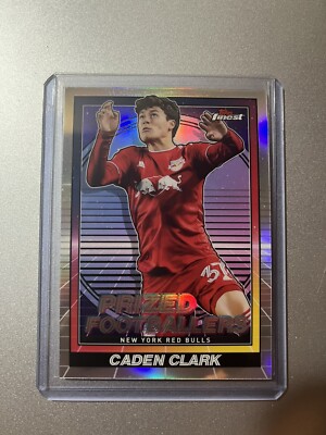 Caden Clark New York Red Bulls Topps Finest MLS Soccer 2022 PRIZED FOOTBALLERS