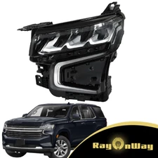 For 2021 2022 2023 Chevy Tahoe/Suburban Headlight Headlamp Driver Left Side
