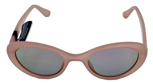 Lucky Brand Pink Womens Sunglass Cateye Plastic, Mirror Lens D938 - Picture 2 of 13