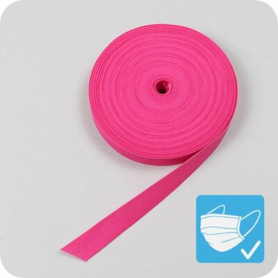 Schrägband Kantenband Einfassband 20mm Polyester 60°C 3m 5m 10m 25m UNI-Farben