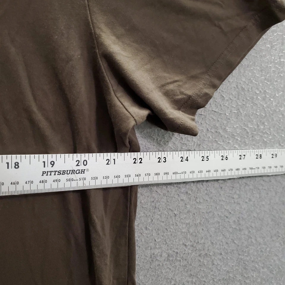 Under Armour Men Activewear Shirt Large Brown Killing It Logo Graphic HeatGear - Image 4 of 4